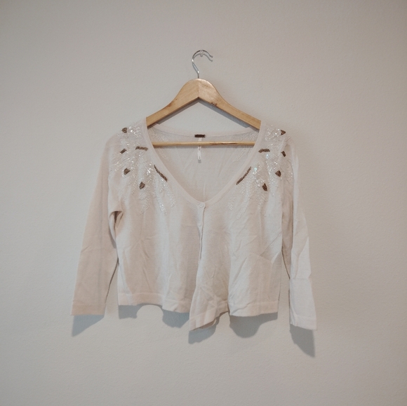 Free People Sweaters - Free People Sequin Cardigan
